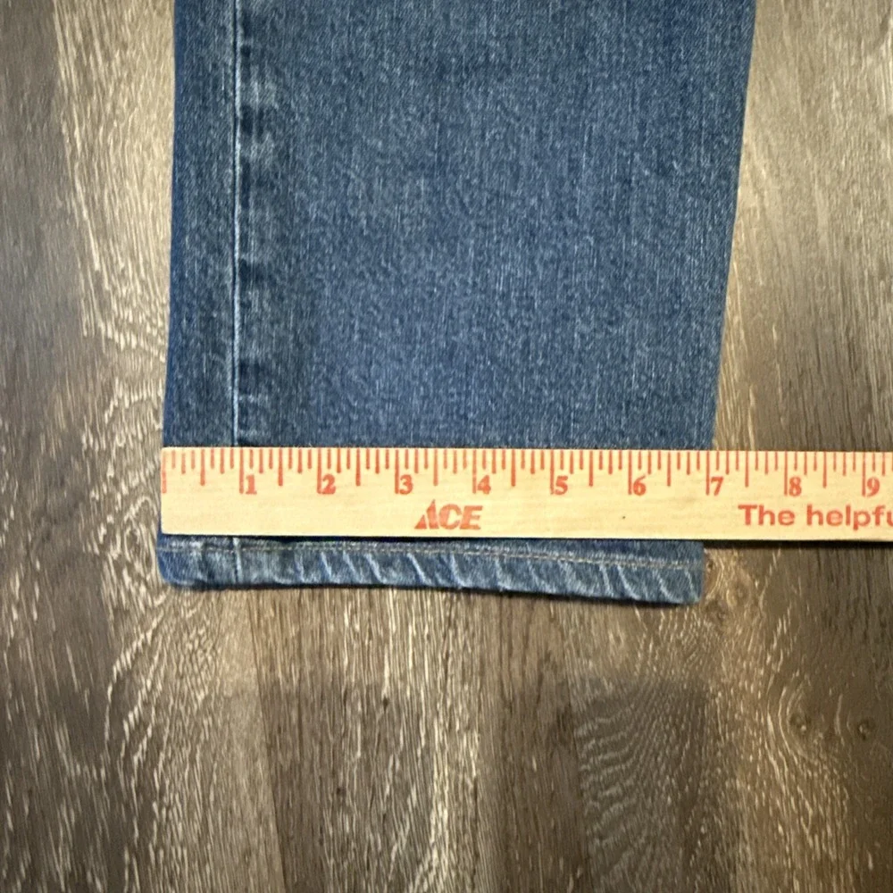 Aviator Jeans Mens 36 Blue Denim Stretch Made in USA Classic Five Pocket Travel